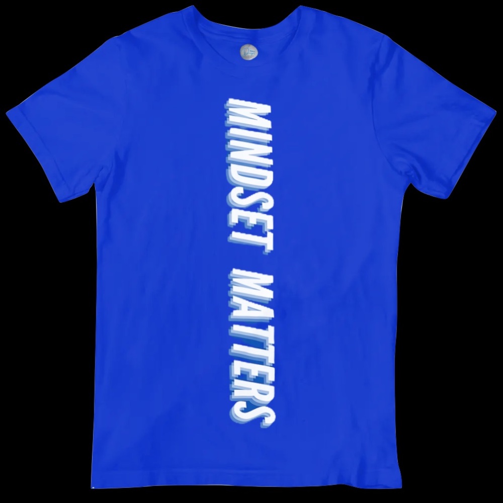 Mindset Matters Royal Blue T-shirt